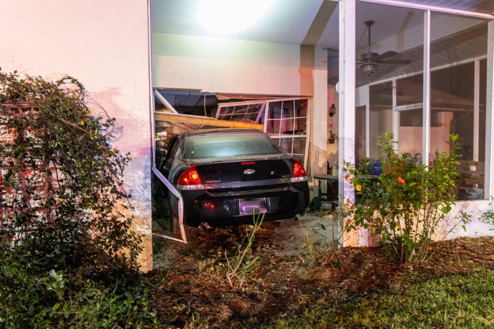 Car crashes into northwest Ocala home (February 13, 2024) 3 photo by MCFR