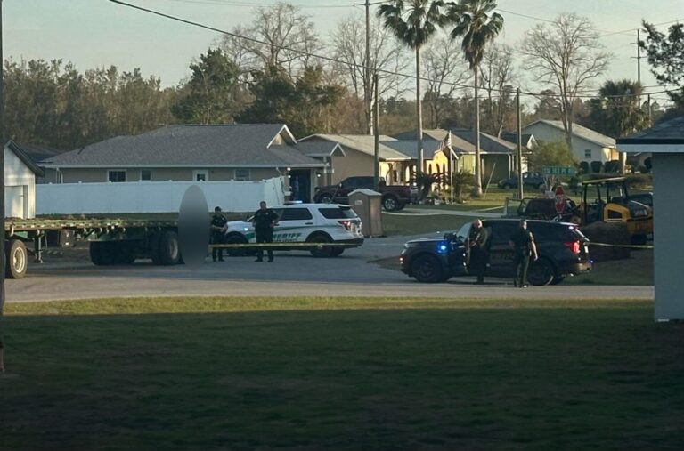 MCSO deputies at scene of fatal shooting in Marion Oaks on February 27, 2024. (Photo: Marion County Sheriff's Office)