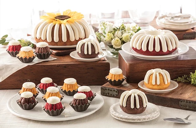 Nothing Bundt Cakes will serve up bundts, bundtlets, and bundtinis. Nothing Bundt Cakes will serve up bundts, bundtlets, and bundtinis.