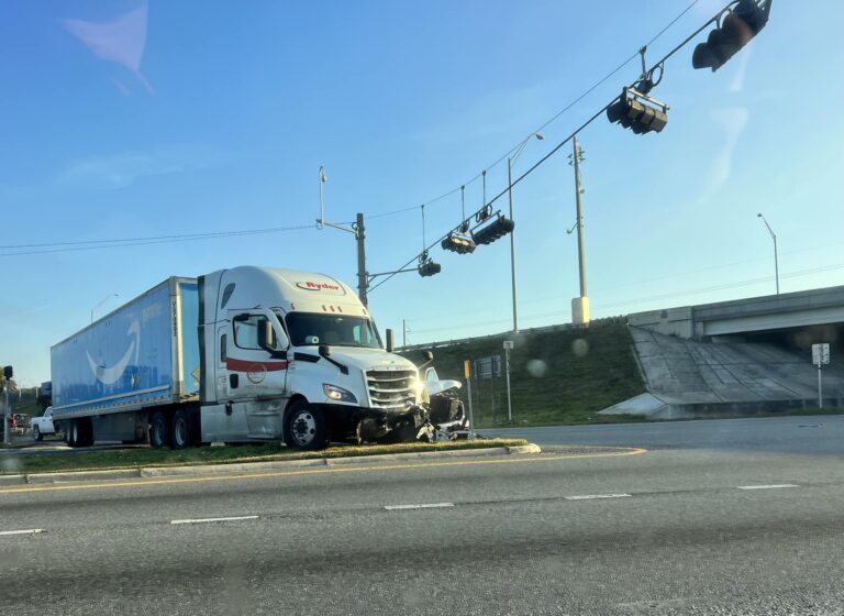 OFR Amazon semi hits pickup truck on Blitchton Road in Ocala on February 3, 2024