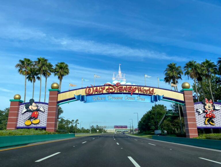 Walt Disney World entrance (stock photo)