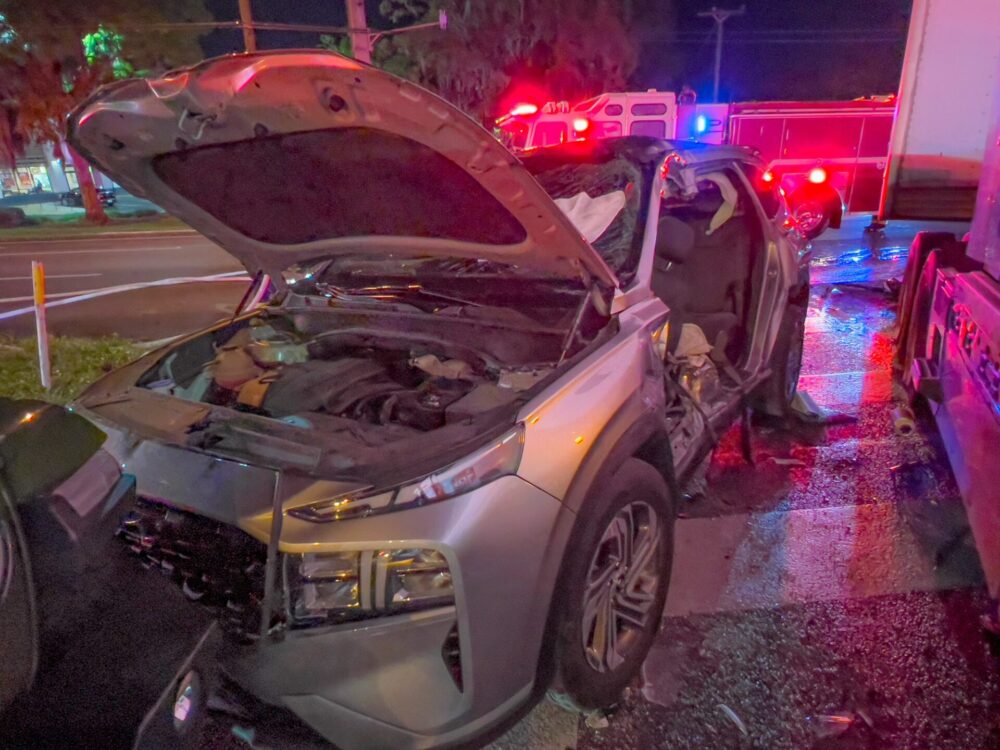 3 vehicle crash in Belleview on March 25, 2024 1