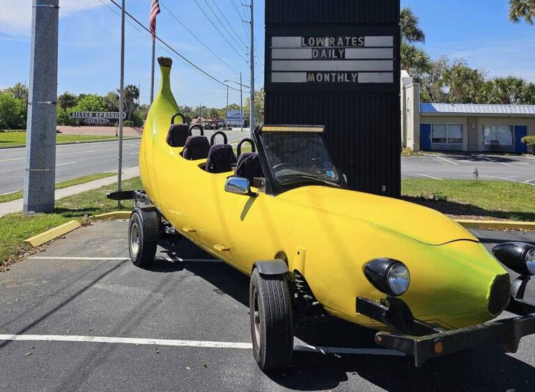 The Big Banana Car will be posted up this weekend across from the Silver Springs Park entrance along East Highway 40. (Photo: The Banana Car)