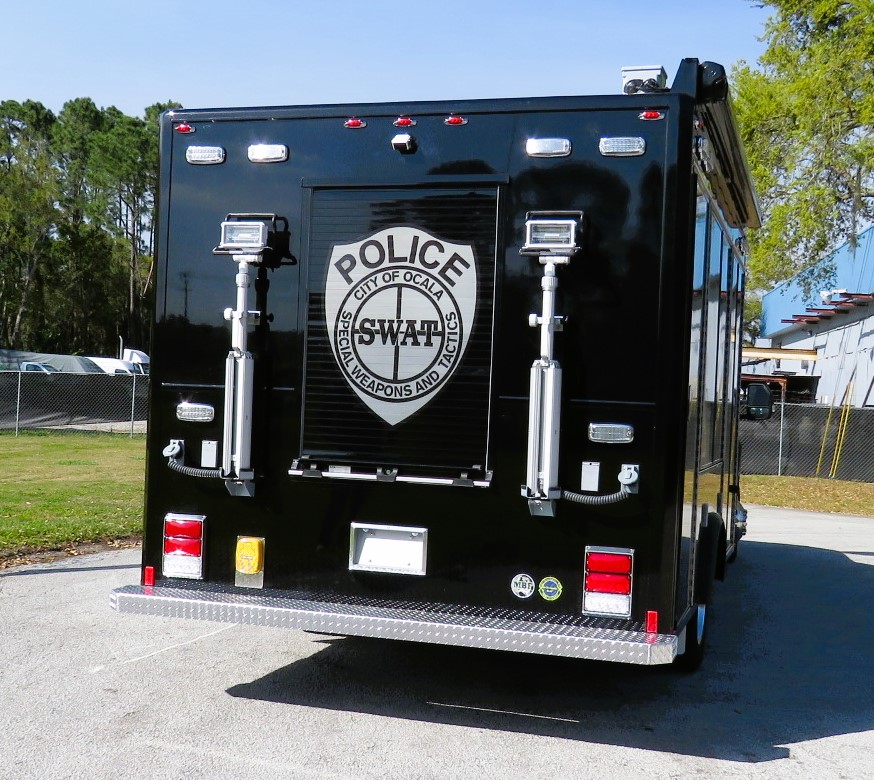City of Ocala SWAT support vehicle