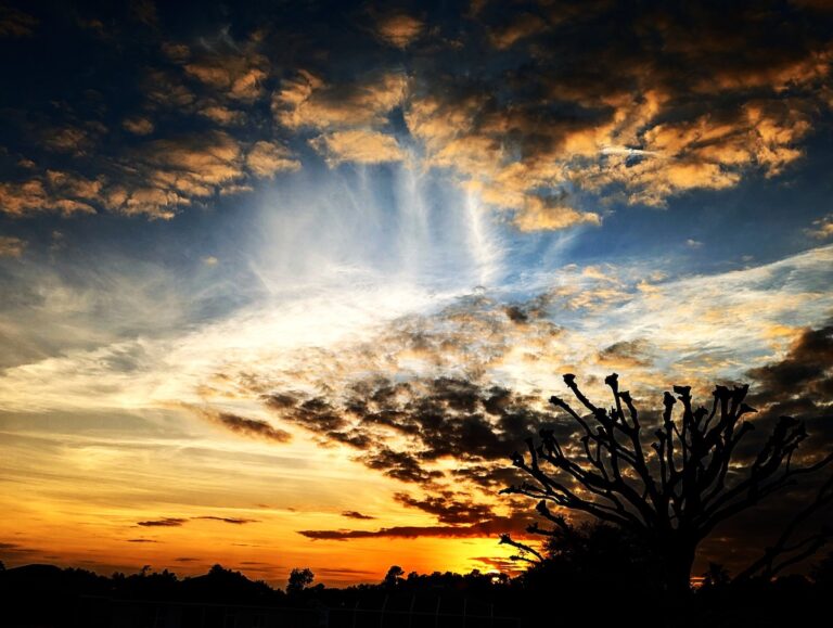 Evening sky over the Summerglen Community in Ocala