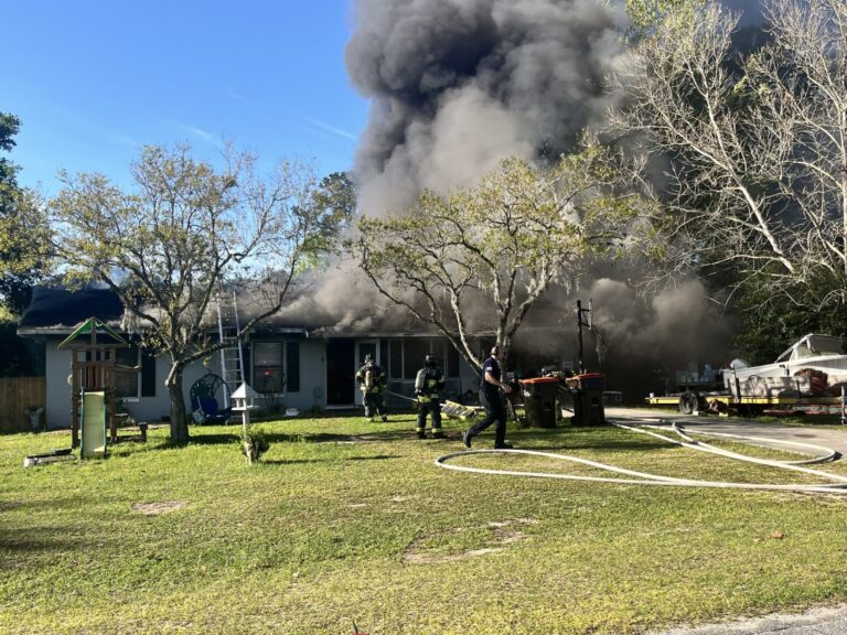 House fire in Belleview on March 12, 2024