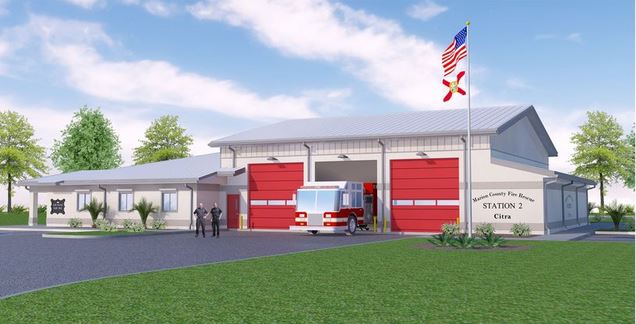 Marion County Fire Rescue computer rendering of new Citra station