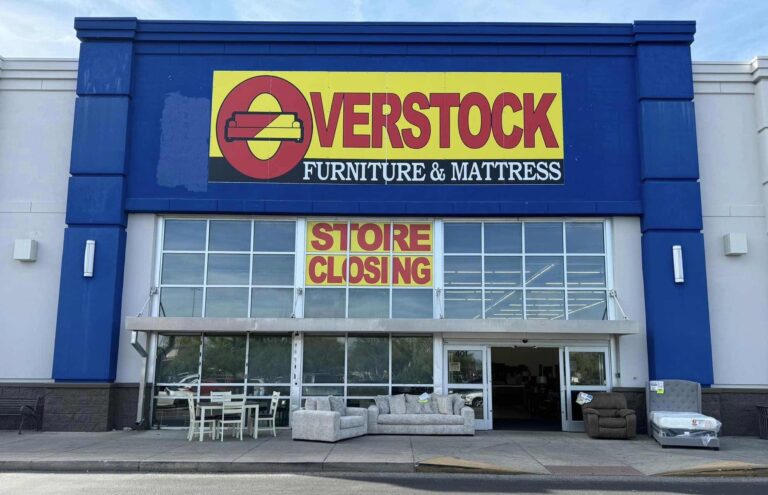 Overstock Furniture & Mattress store closing