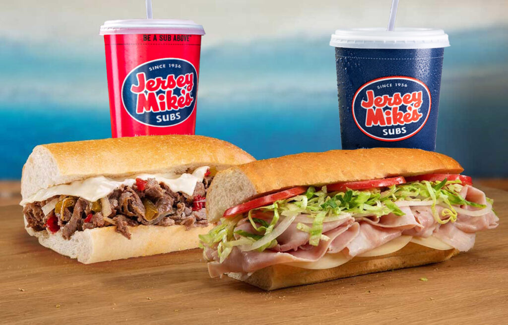 Sub sandwiches at Jersey Mike's