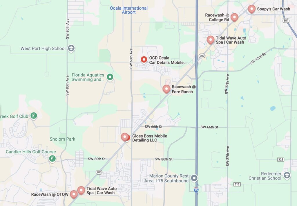 Car washes are located all along SR 200. (Photo: Google)