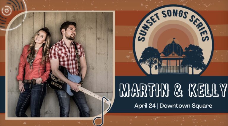 Martin & Kelly will perform at this month's Sunset Songs Series in downtown Ocala. (Photo: City of Ocala)