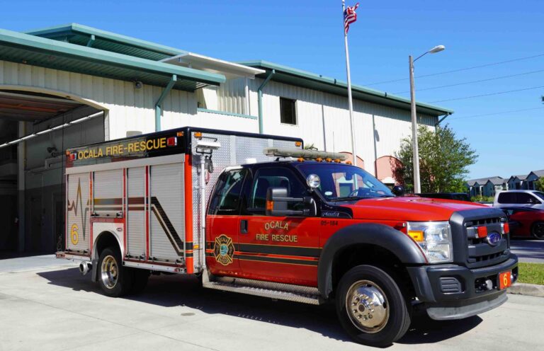 Ocala Fire Rescue unveils new Rescue 6 unit at Station 6