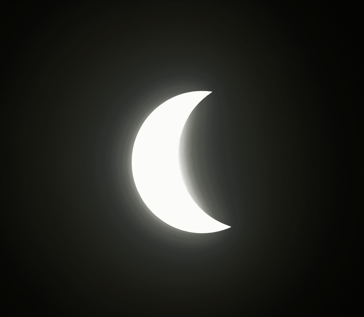 Solar eclipse view from Ocala