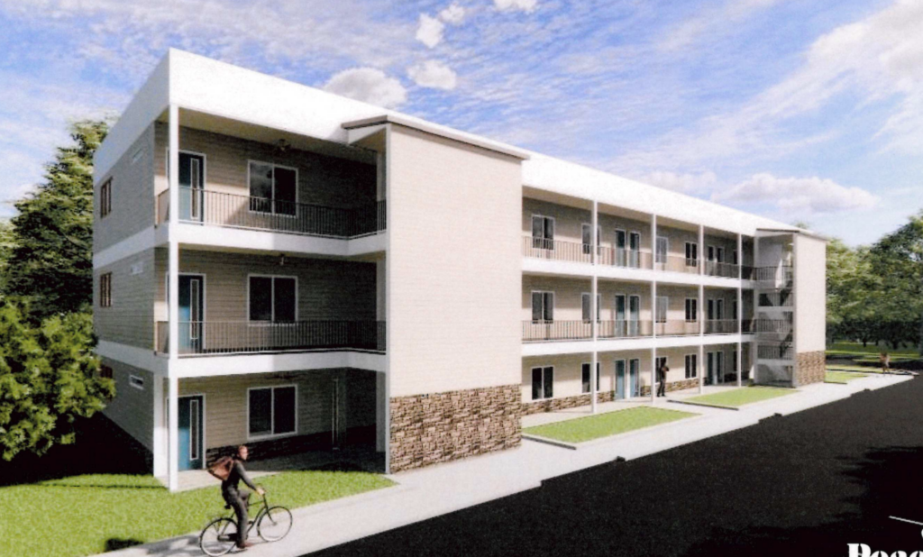 3 story residential building