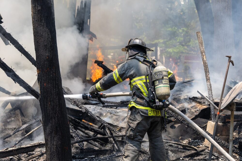 Abandoned home in Citra catches fire on May 7, 2024 photo by MCFR (1)