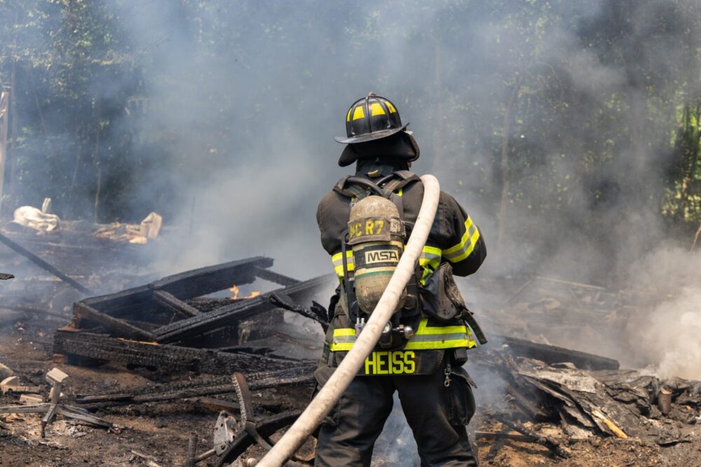 Abandoned home in Citra catches fire on May 7, 2024 photo by MCFR (3)
