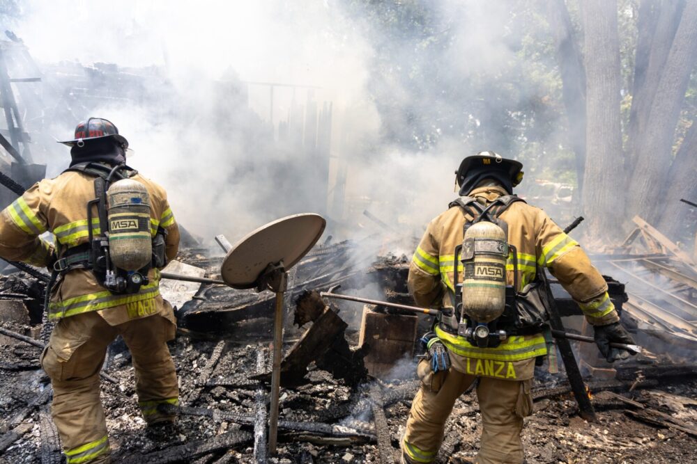 Abandoned home in Citra catches fire on May 7, 2024 photo by MCFR (4)