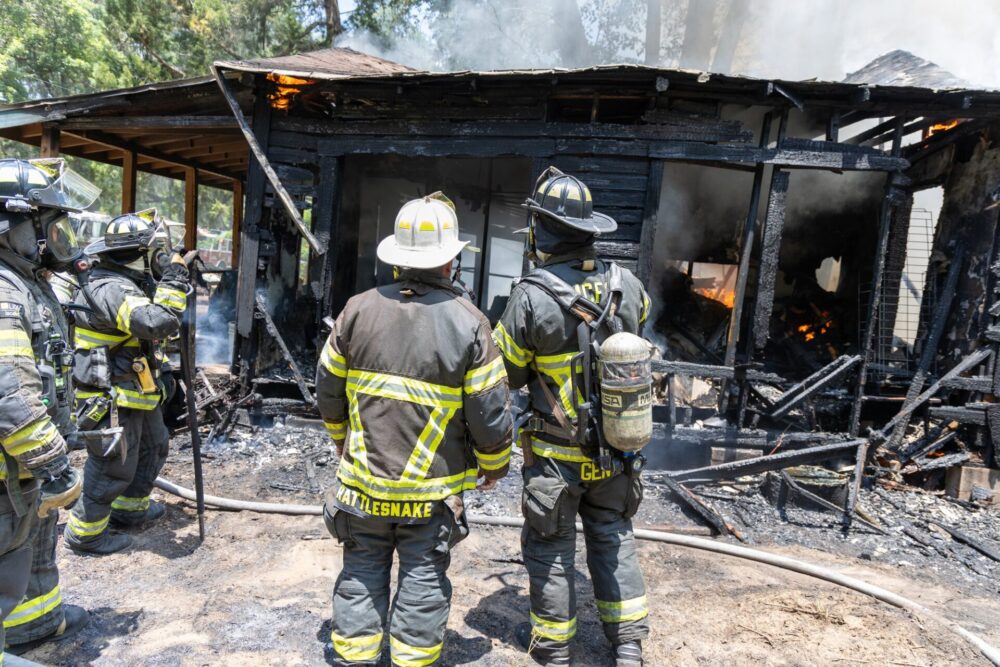 Abandoned home in Citra catches fire on May 7, 2024 photo by MCFR (7)