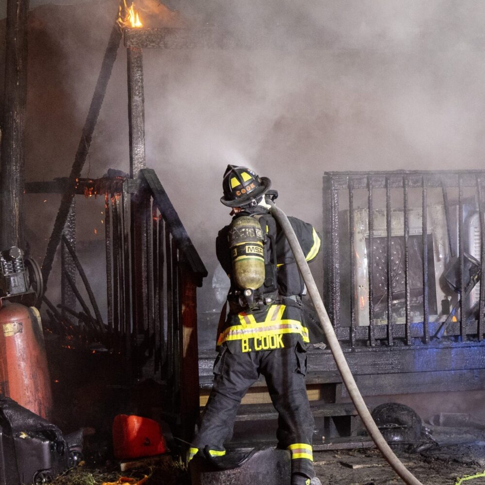 Dogs, reptiles killed in SE Ocala mobile home fire May 29, 2024 photo by MCFR 2