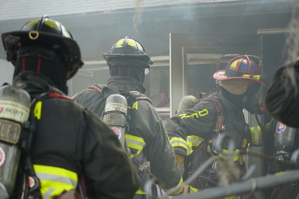 Firefighters battle house fire in SW Ocala on May 7, 2024.
