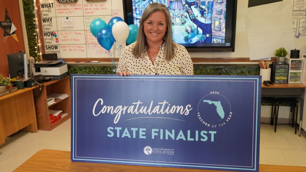Forest High School's Jennifer Brown is a finalist for 2025 Florida Teacher of the Year. (Photo: Marion County Public Schools)