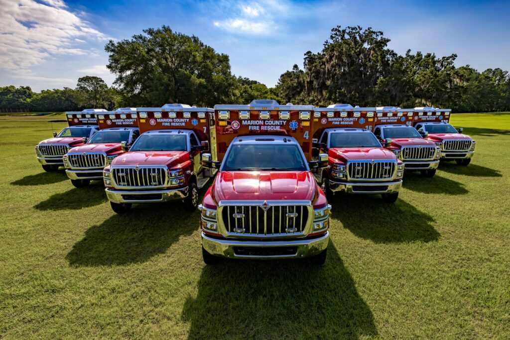 MCFR new fleet of ambulances photo by MCFR 1