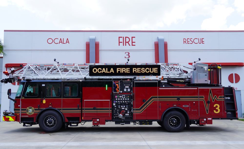 OFR Ladder 3 new truck July 3, 2024 photo by OFR 1