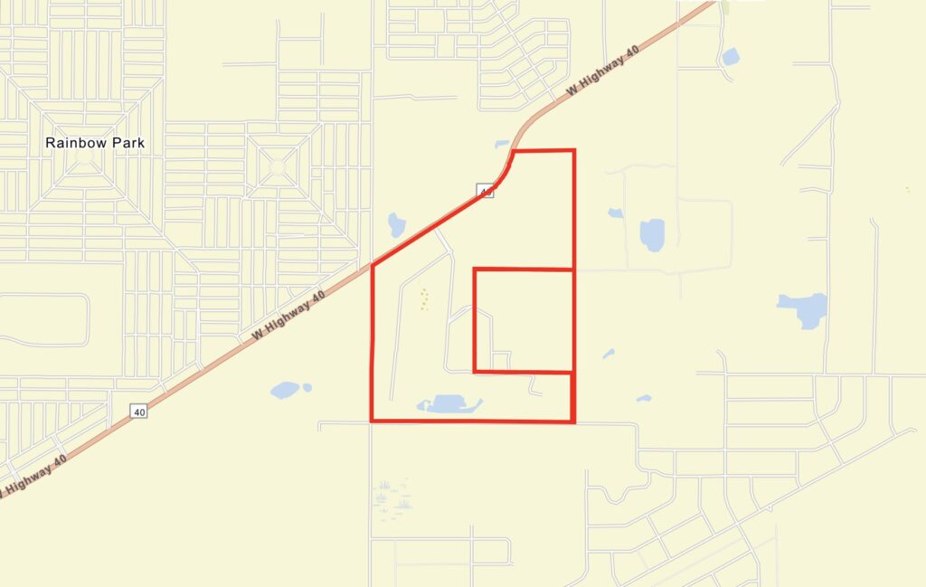 The property is comprised of two parcels totaling over 704 acres. (Photo: Marion County Property Appraiser)