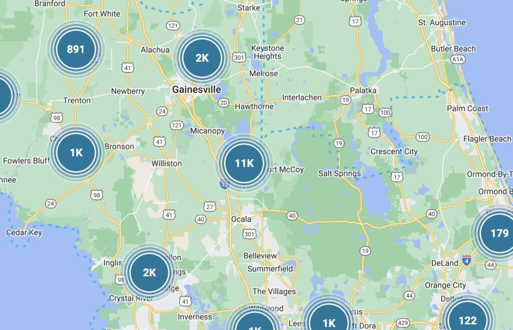 Duke Energy is reporting 11,000 residents are still experiencing power issues due to Tropical Storm Debby. (Photo: Duke Energy)