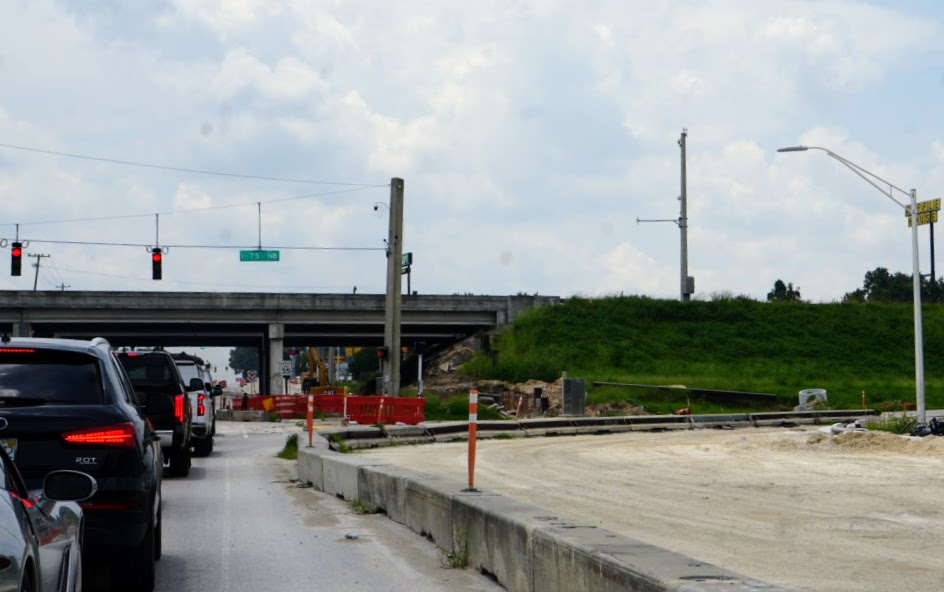 I-75 northbound onramp at County Road 484
