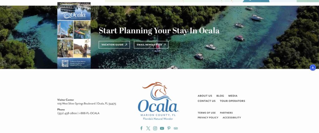 The Ocala Marion County Visitors and Convention Bureau's website is one of five nominated for best destination website by the U.S. Travel Association. (Photo: Ocala/Marion County)