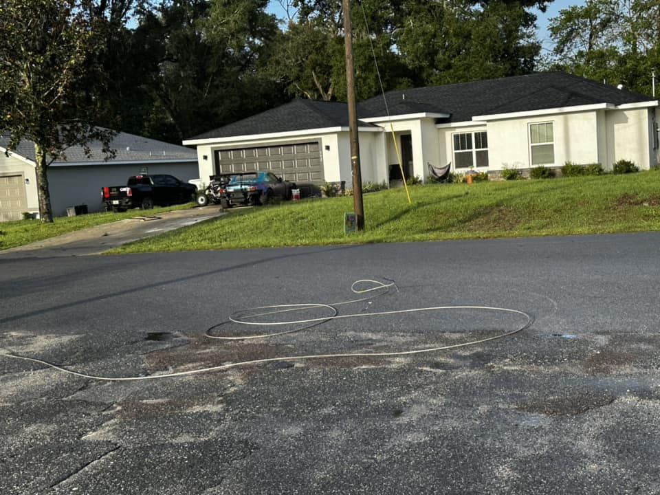 Hurricane Helene Downed power line Dawn Belcher