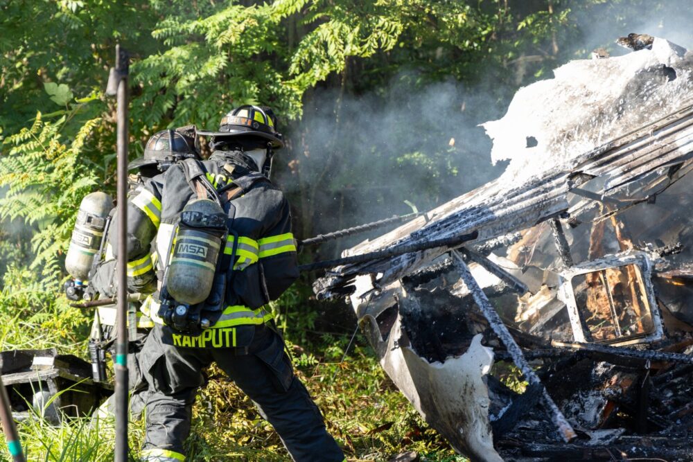 Firefighters battling an RV fire in Ocala on September 1, 2024. (Photo: Marion County Fire Rescue)