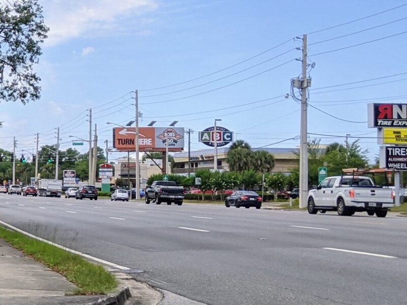 State Road 200/SW College Road facing SW 27th Avenue in Ocala, Florida. (Ocala-News.com Staff Photo, May 2020)