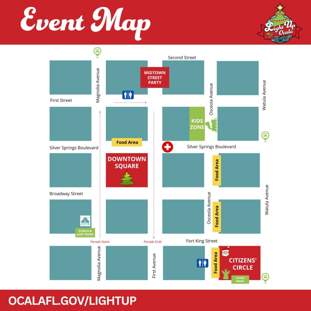 Light Up Ocala Event Map