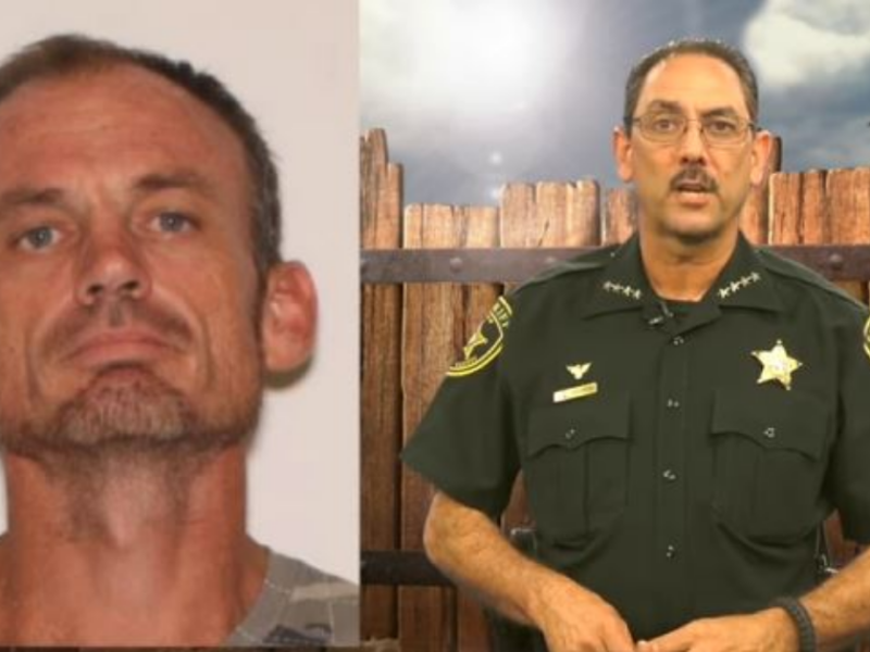 Marion Sheriff Billy Woods is looking for John Wendell Clark, Jr. (left), a registered sex offender who moved out of his home without notifying law enforcement.