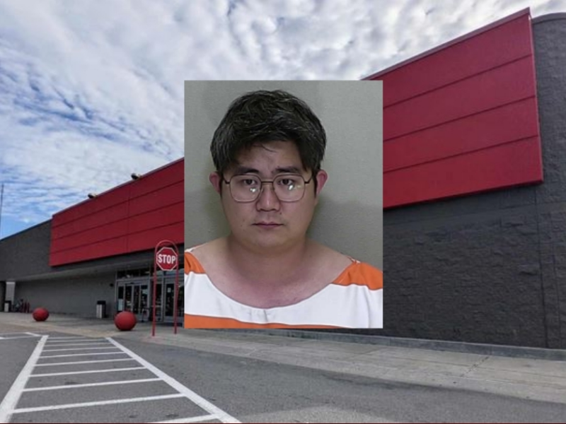 Donghui Liao was arrested at the Target located at 2000 SW College Road on October 17, 2023, for his involvement in a gift card fraud scheme.