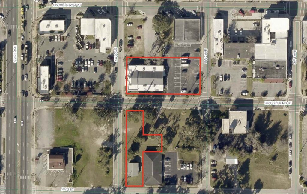 Mount Moriah Baptist Church is located along SW 3rd Avenue in downtown Ocala.
