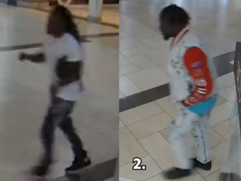 According to Ocala police, these two individuals are suspects in a recent robbery that occurred at the Paddock Mall. (Photos: Ocala Police Department)