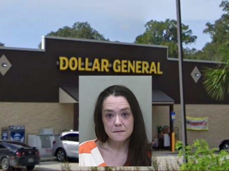 Pauline Rae Head was arrested for allegedly stealing a deposit of over $2,000 from a Dollar General store in Reddick