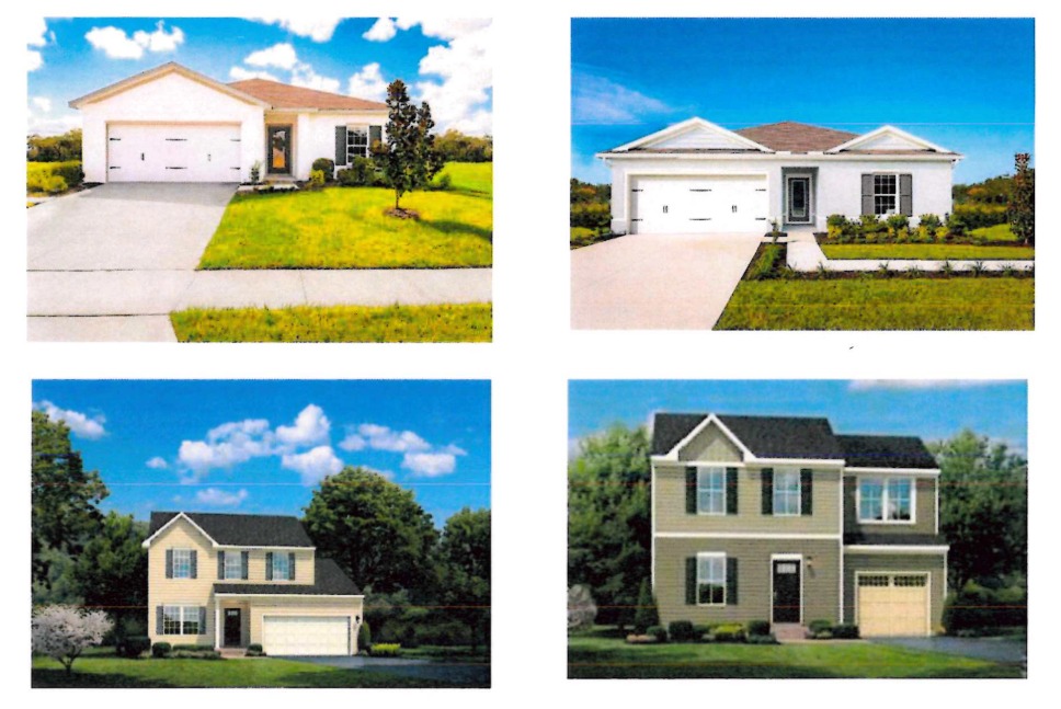 Home types proposed at Sutton Ranch