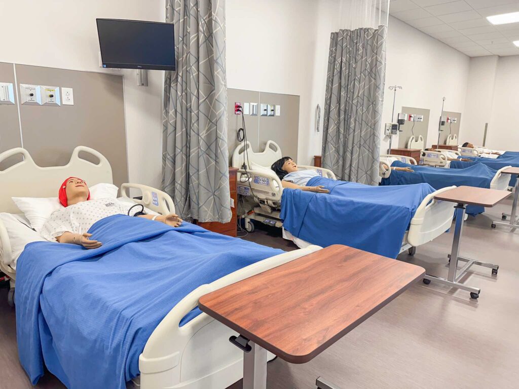 Simulation lab at nursing center