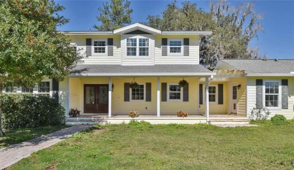 The house on the property