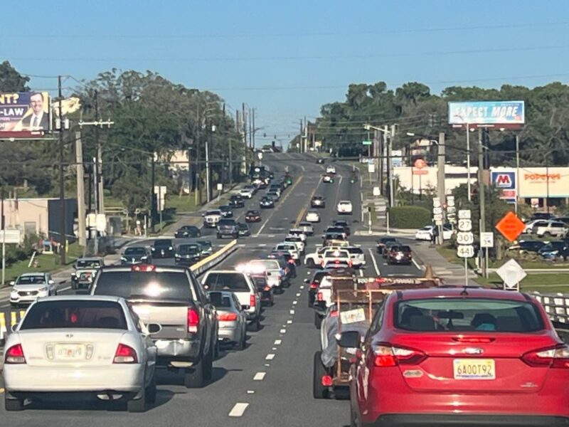 Traffic in Ocala, Florida