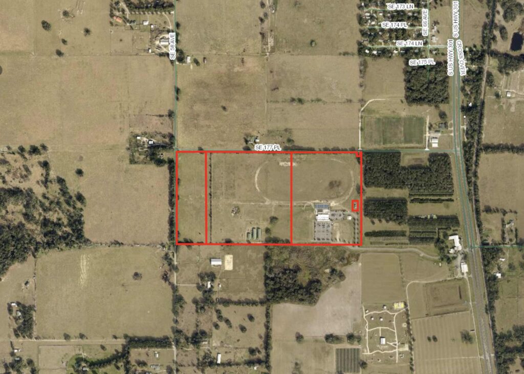 The site is situated near the border of Marion County and Sumter County.