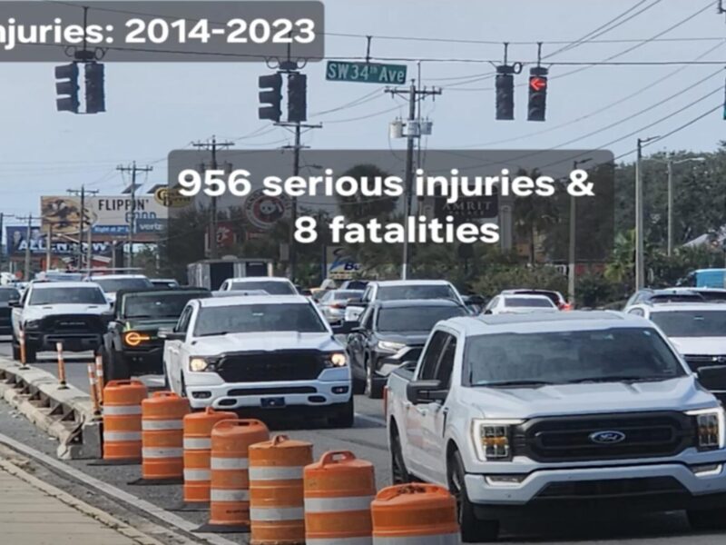 Stats on crashes on SR 200 corridor