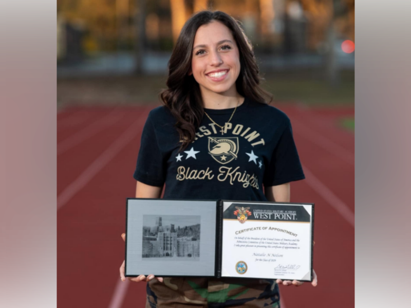 Natalie Nelson, an Ocala student, has accepted an offer to attend The United States Military Academy at West Point.