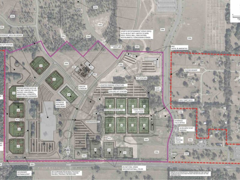 A proposed sporting and entertainment complex will come before the Marion County Planning and Zoning Commission this week.