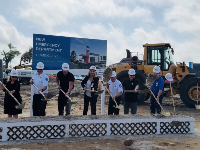 AdventHealth broke ground on a new emergency room on Wednesday.