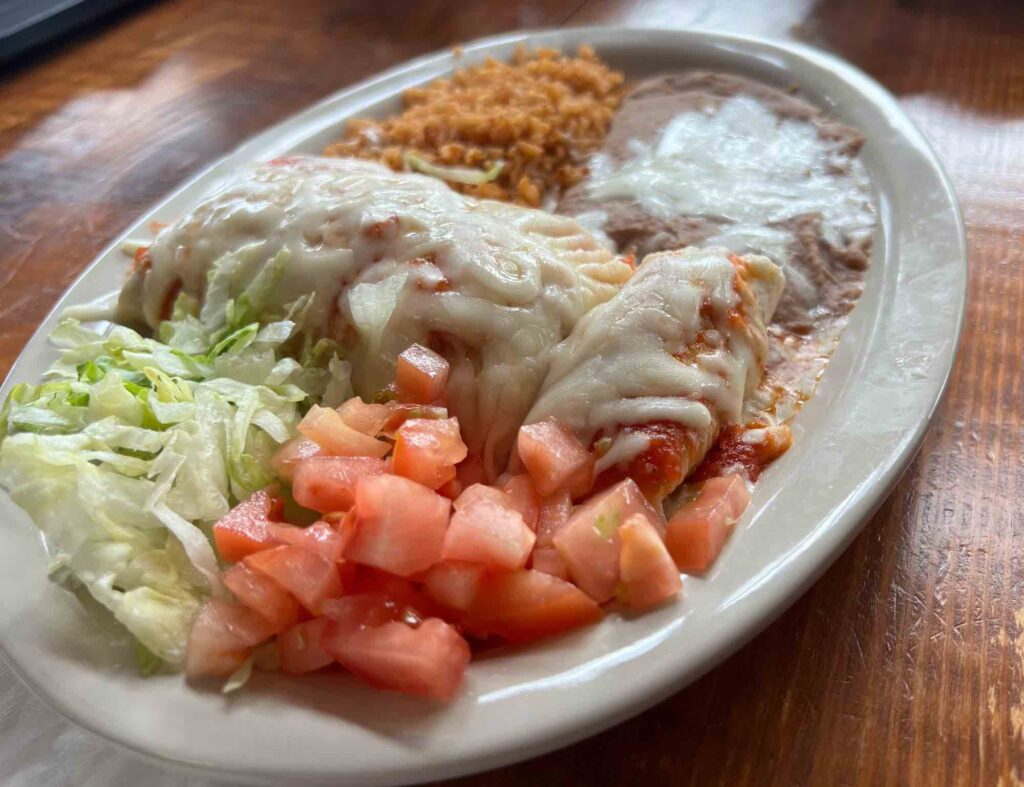 Burrito at Mi Familia Mexicana Restaurant in Ocala